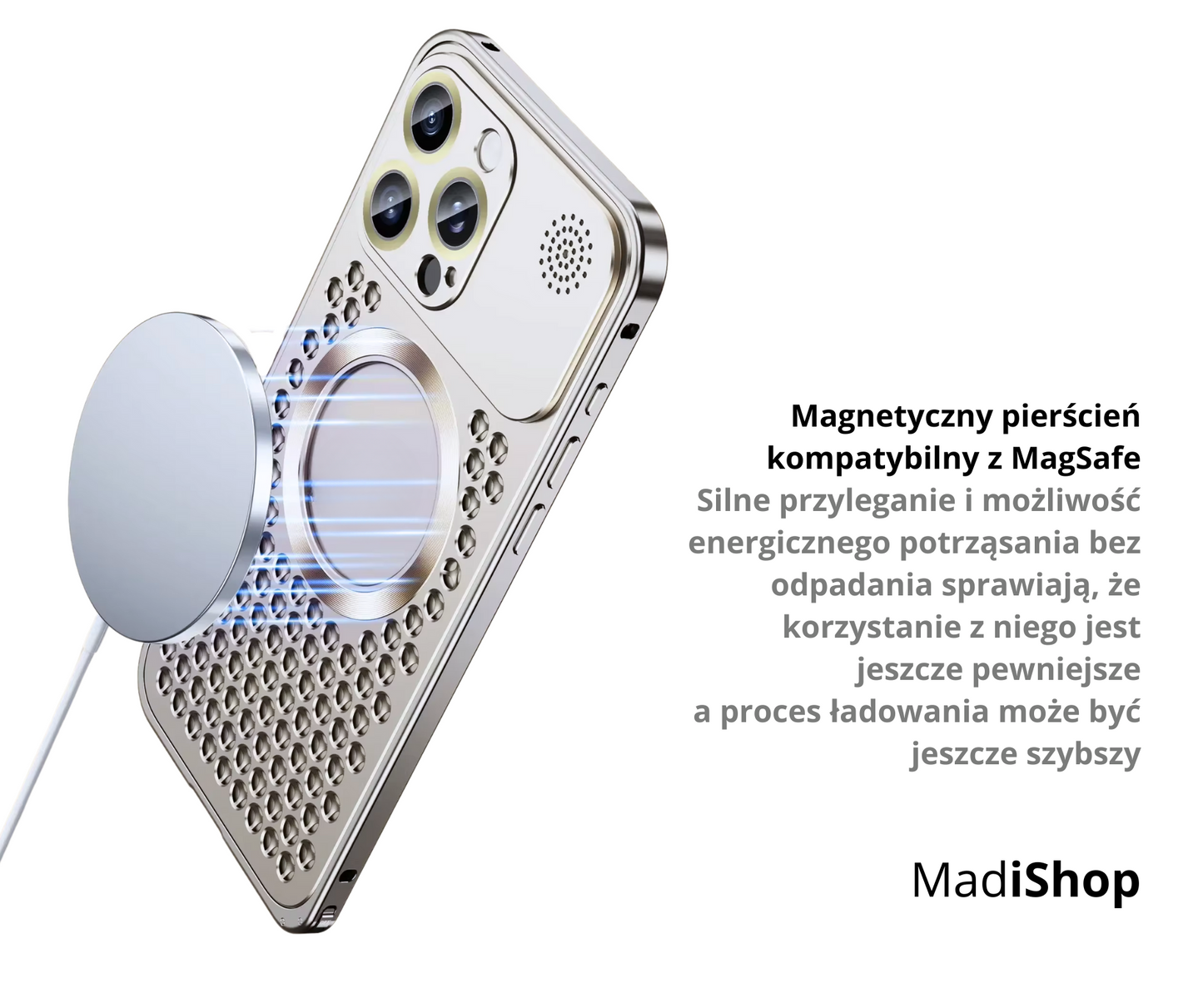 Metalowe Etui z Funkcją Chłodzenia i Zapachem