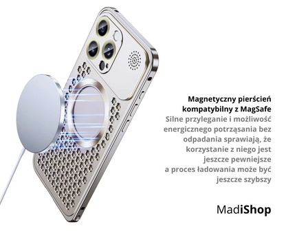 Metalowe Etui z Funkcją Chłodzenia i Zapachem