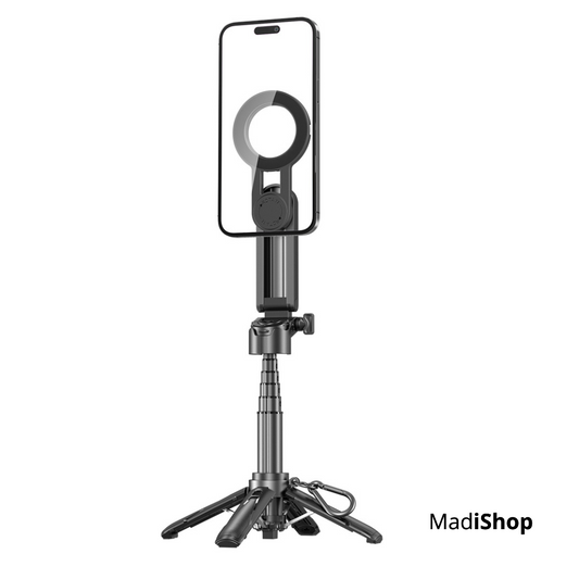Magnetic Tripod Selfie Stick P15 Mini (nowa wersja 2025)
